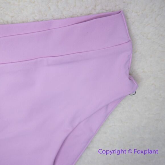 New! Set! Toast Swim crop surf bikini top High Waist, String Bikini Bottom, M - Picture 9 of 16